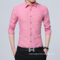 Men′s Shirt Long Sleeve Slim Fit Shirt Casual Spring High Quality Men′s Shirts